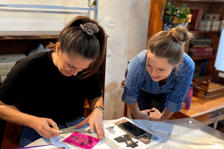Lino printing